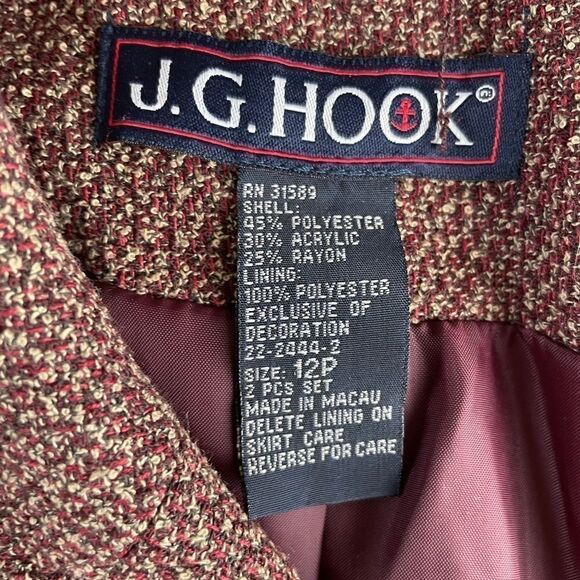 Vintage J.G. Hook Blazer Jacket & Matching Skirt - Picture 8 of 14